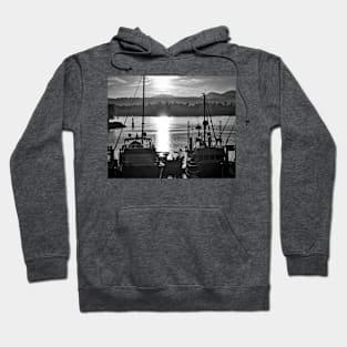 Sunset Fishing Boats Hoodie